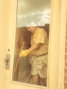 Rob re-opened the door and staircase on Morton Avenue.  It had been closed off in approximately 1954.  